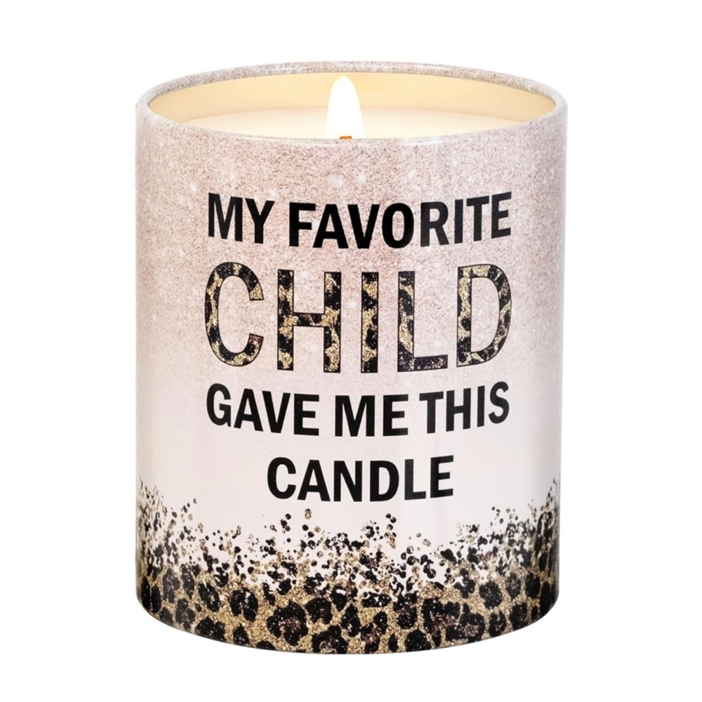 🩷 Gift 4 Mom Vegan Soy Candle! Favorite Child Vanilla Lavender Present for Dad